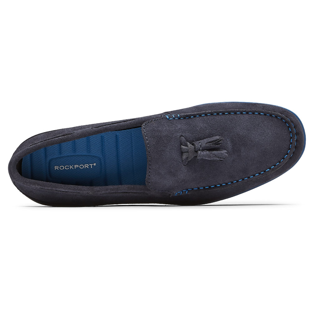 Rockport Loafers Herre Blå - Malcom Tassel - JVAZ37651